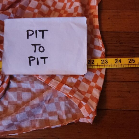 5/$100 SALE - WRAY Knot Top Sunset Basket Check - Picture 5 of 8